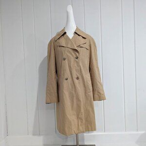 Tan Womens size S trench coat